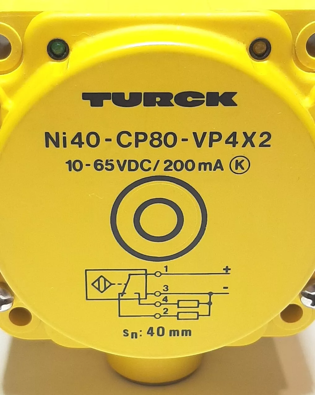 Turck Näherungsschalter NI40 CP80 VP4X2 /200mA /Sn:400mm/Induktiver Sensor 