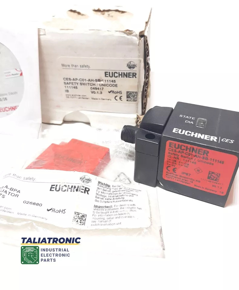 Euchner Sicherheitsschalter CES-AP-C01-AH-SB-111145 / Safety switch / Unicode