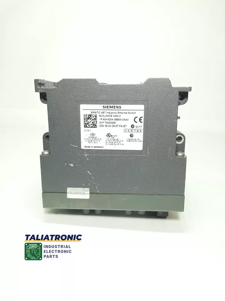 Siemens Simatic Industrial Ethernet Switch SCALANCE X204-2 / 6GK5204-2BB00-2AA2