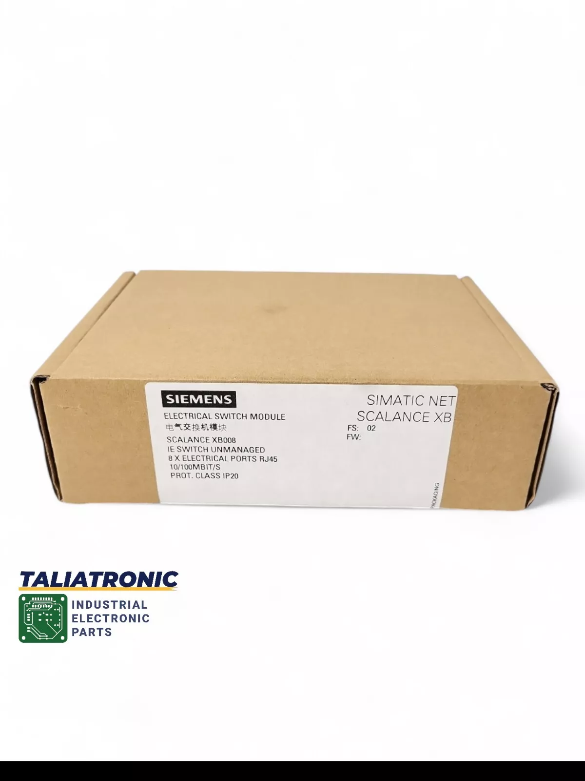 Siemens Scalance XB008 Switch Module 6GK5008-0BA10-1AB2 / 6GK5 008-0BA10-1AB2
