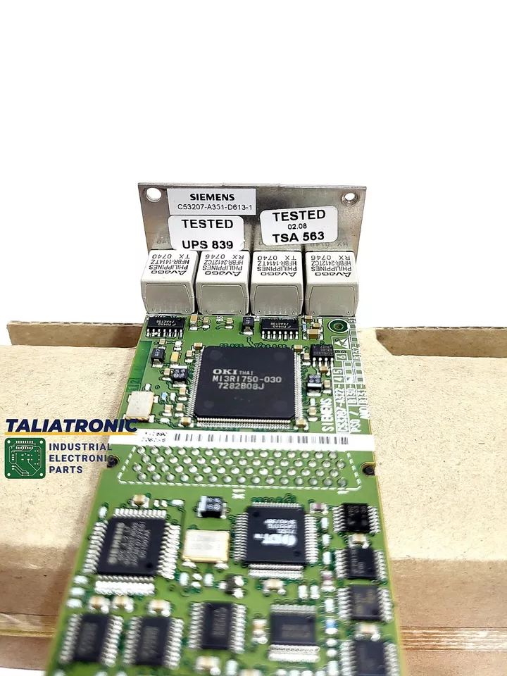 Siemens S7 KOMMUNIKATIONSMODUL PROFIBUS DP OPTISCH DOPPELRING C53207-A351-D613-1