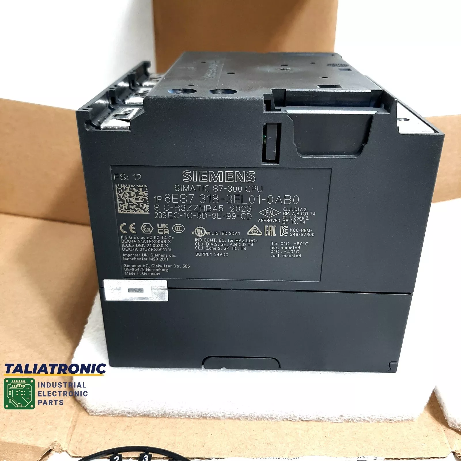 Siemens Simatic S7-300 CPU 319-3 PN/DP 6ES7 318-3EL01-0AB0 /6ES7318-3EL01-0AB0 