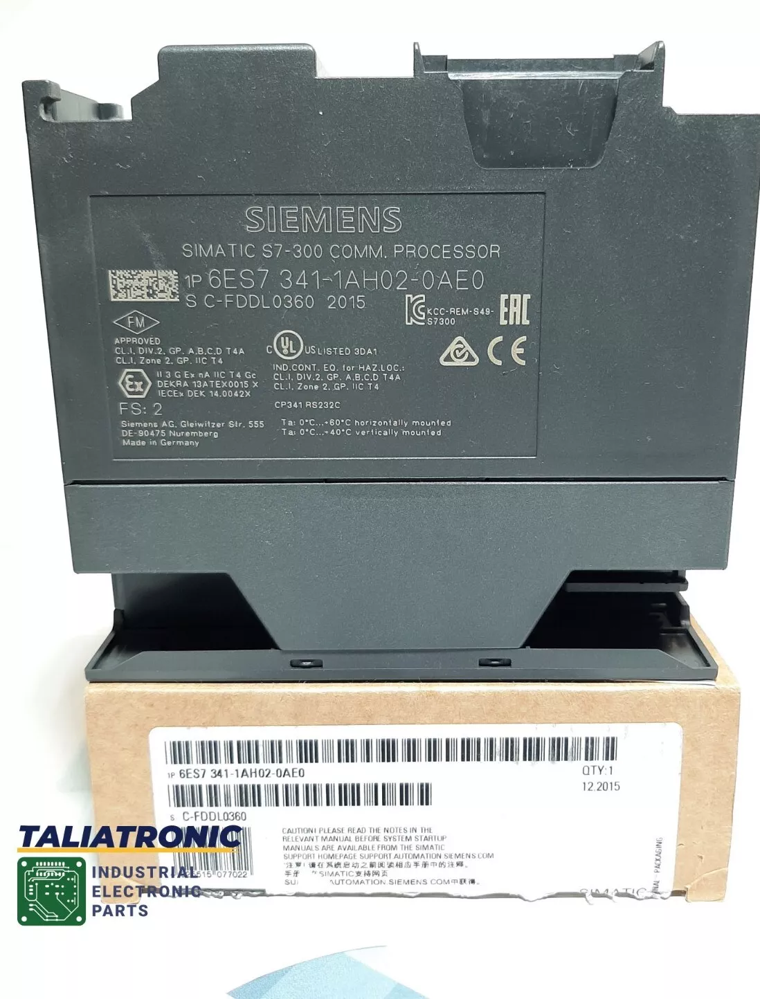 Siemens Simatic S7 300 6ES7 341-1AH02-0AE0 Kommunikation Modul CP341 RS232