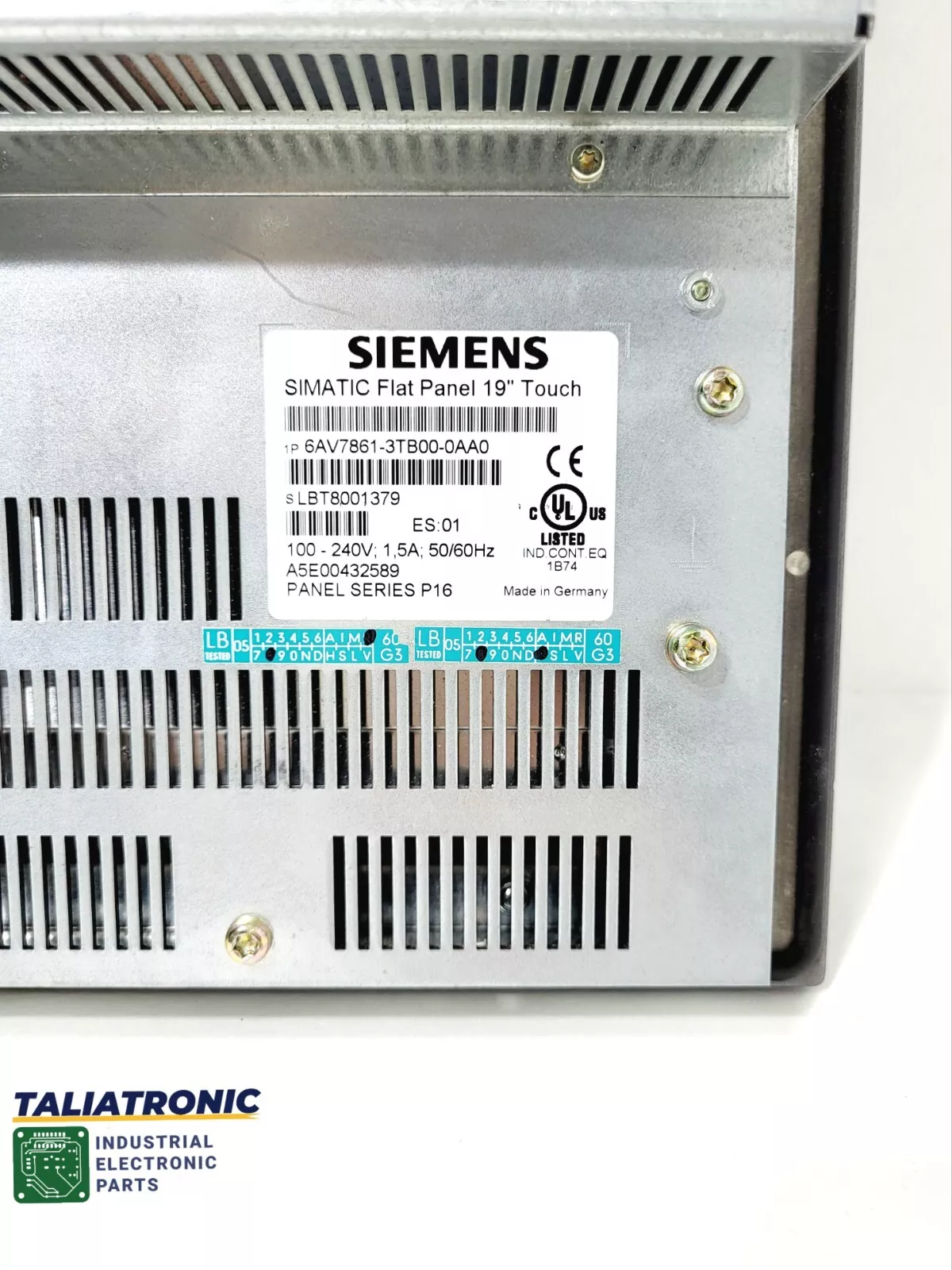 Siemens Simatic Flat Panel 19