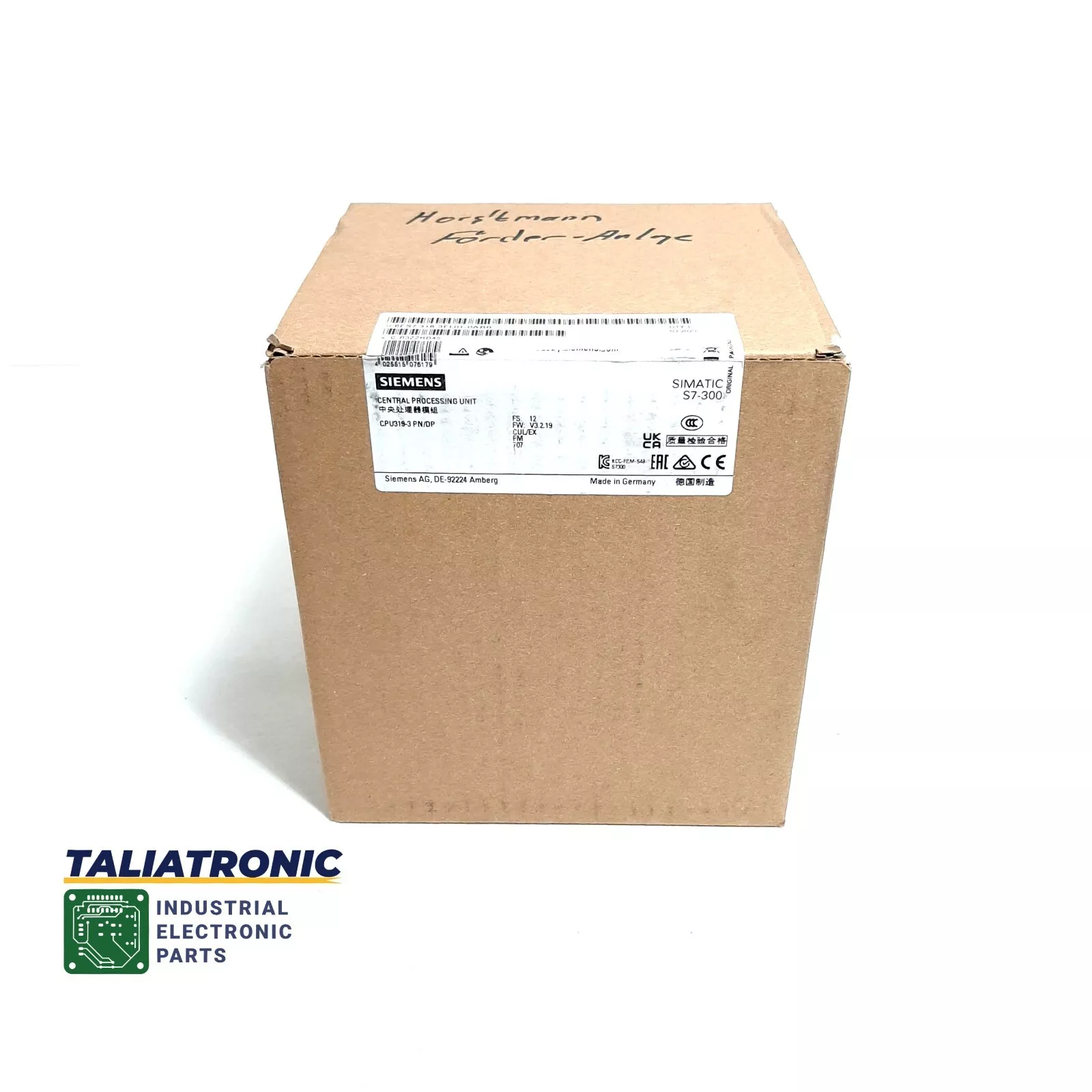 Siemens Simatic S7-300 CPU 319-3 PN/DP 6ES7 318-3EL01-0AB0 /6ES7318-3EL01-0AB0 