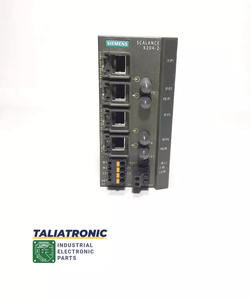 Siemens Simatic Industrial Ethernet Switch SCALANCE X204-2 / 6GK5204-2BB00-2AA2